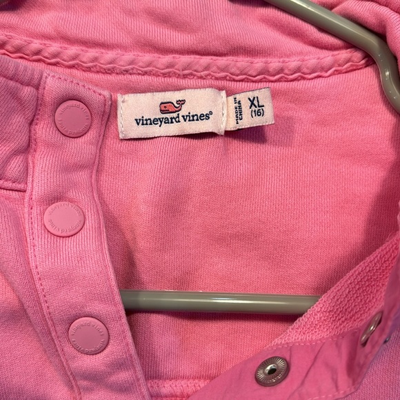 Vineyard Vines Shep 1/4 Button Pullover Girls XL - Picture 3 of 4